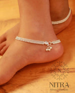 Load image into Gallery viewer, Silver 2RB Anklet
