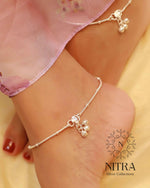 Load image into Gallery viewer, Silver MC DOT Light weight Anklet
